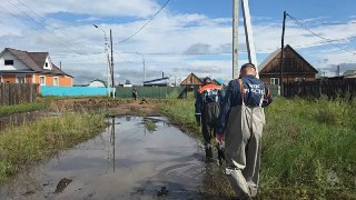 Десятки участков и дома затоплены после сильных дождей в микрорайоне Камышинский